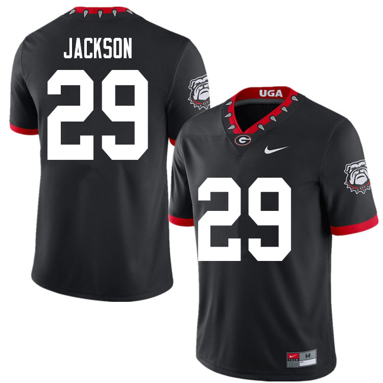 Georgia Bulldogs #29 Darius Jackson Mascot 100th Anniversary College Football Jerseys Sale-